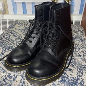 Black Doc Martens Combat Boots